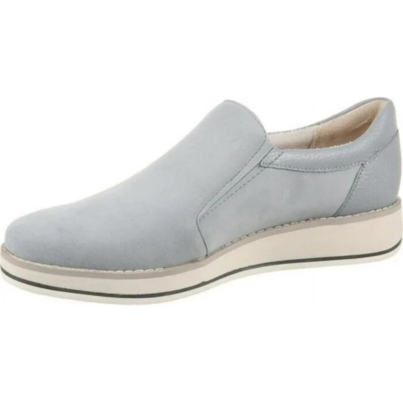 NWOT 27 Edit Naturalizer Glacier Grey Womens Devlyn Zip Up Loafers Size 8M - Picture 3 of 8